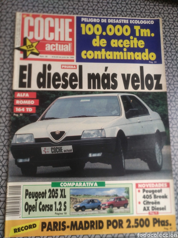 Coches: Lote 25 Revistas Coche Actual 1988 - Foto 5 - 185898052