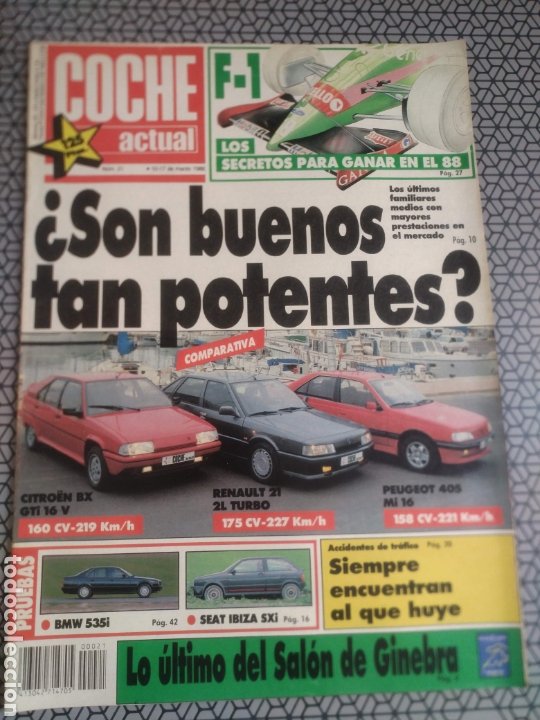 Coches: Lote 25 Revistas Coche Actual 1988 - Foto 16 - 185898052