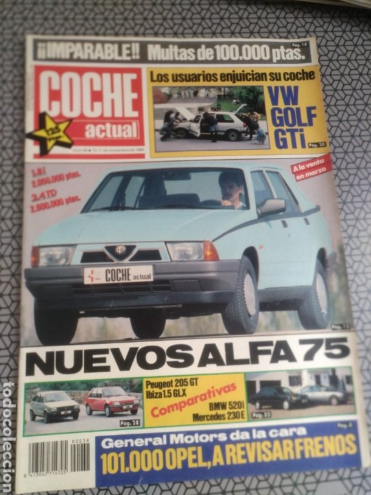 Coches: Lote 25 Revistas Coche Actual 1988 - Foto 21 - 185898052