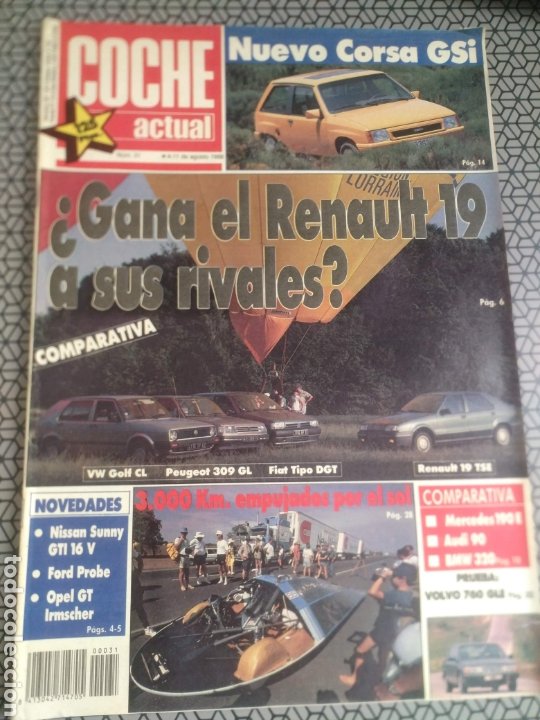 Coches: Lote 25 Revistas Coche Actual 1988 - Foto 22 - 185898052
