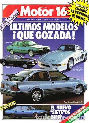 Coches: MOTOR 16 N&ordm; 073 (16-03-85)