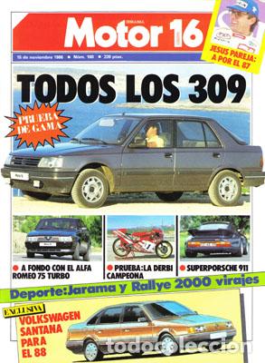 Coches: MOTOR 16 N&ordm; 160 (15-11-86)