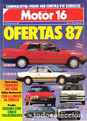 Coches: MOTOR 16 N&ordm; 170 (24-01-87)