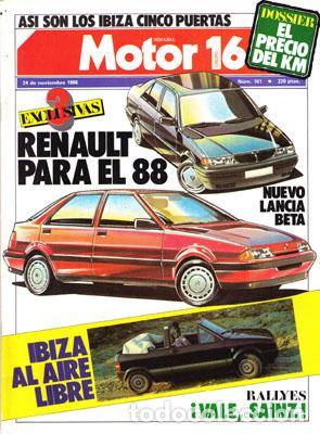 Coches: MOTOR 16 N&ordm; 161 (24-11-86)