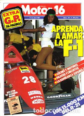 Coches: MOTOR 16 N&ordm; 181 (11-04-87)