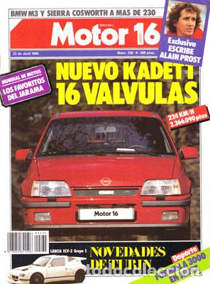 Coches: MOTOR 16 N&ordm; 235 (23-04-88)