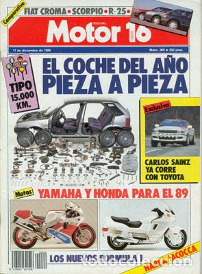 Coches: MOTOR 16 N&ordm; 269 (17-12-88)