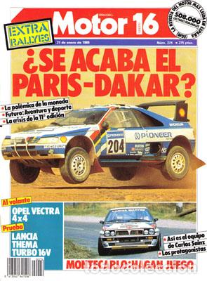 Coches: MOTOR 16 N&ordm; 274 (21-01-89)