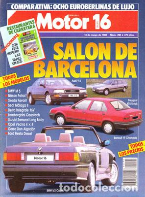 Coches: MOTOR 16 N&ordm; 290 (13-05-89)