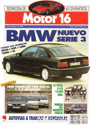 Coches: MOTOR 16 N&ordm; 329 (10-02-90)