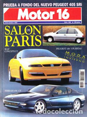 Coches: MOTOR 16 N&ordm; 468 (6-10-92)