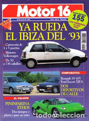 Coches: MOTOR 16 N&ordm; 458 (28-07-92)
