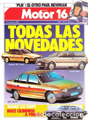 Coches: MOTOR 16 N&ordm; 149 (30-08-86)