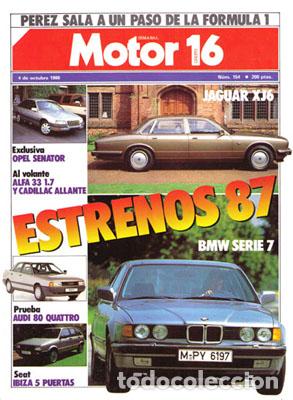 Coches: MOTOR 16 N&ordm; 154 (4-10-86)