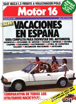 Coches: MOTOR 16 N&ordm; 040 (28-07-84)