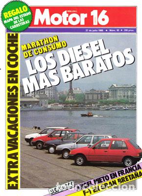 Coches: MOTOR 16 N&ordm; 092 (27-07-85)