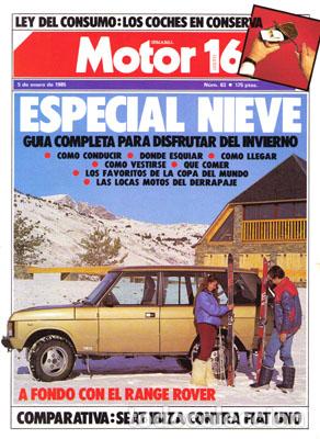 Coches: MOTOR 16 N&ordm; 063 (5-01-85)