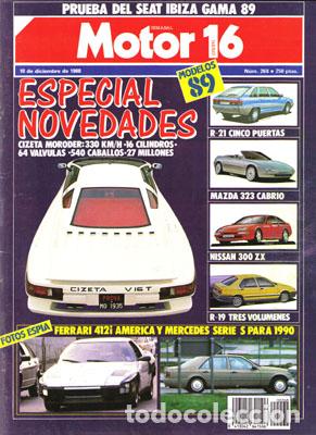 Coches: MOTOR 16 N&ordm; 268 (10-12-88)