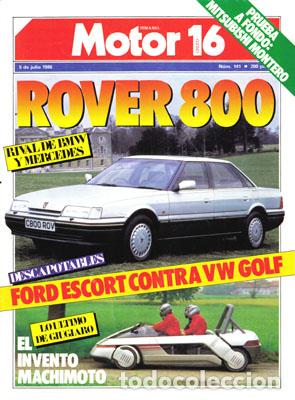 Coches: MOTOR 16 N&ordm; 141 (5-07-86)