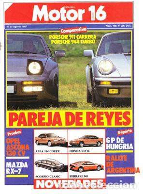 Coches: MOTOR 16 N&ordm; 199 (15-08-87)