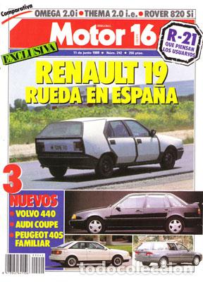 Coches: MOTOR 16 N&ordm; 242 (11-06-88)
