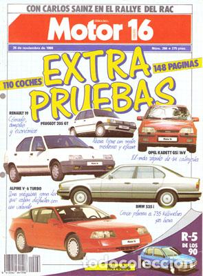 Coches: MOTOR 16 N&ordm; 266 (26-11-88)
