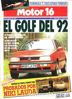 Coches: MOTOR 16 N&ordm; 409 (24-08-91)
