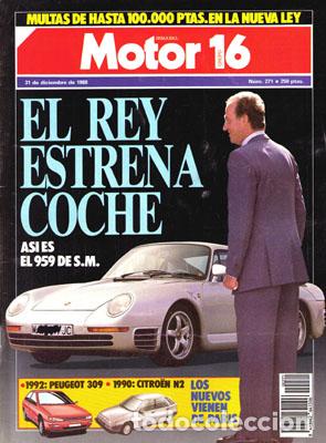 Coches: MOTOR 16 N&ordm; 271 (31-12-88)