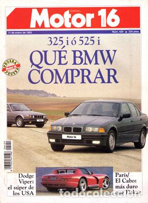 Coches: MOTOR 16 N&ordm; 429 (11-01-92)