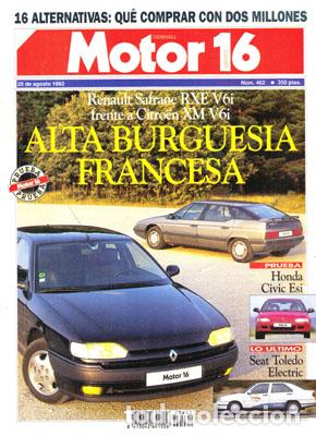 Coches: MOTOR 16 N&ordm; 462 (25-08-92)
