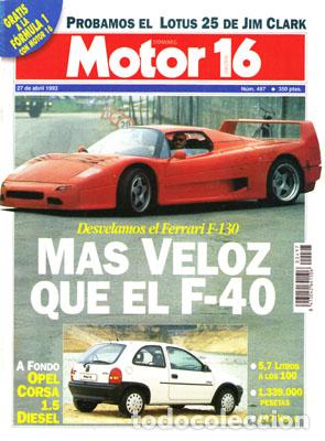 Coches: MOTOR 16 N&ordm; 497 (27-04-93)