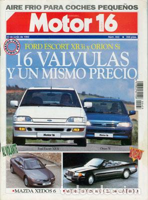 Coches: MOTOR 16 N&ordm; 453 (23-06-92)