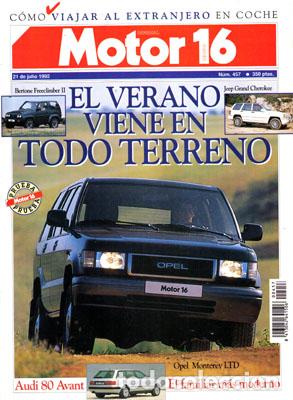 Coches: MOTOR 16 N&ordm; 457 (21-07-92)