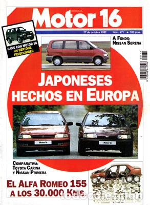 Coches: MOTOR 16 N&ordm; 471 (27-10-92)