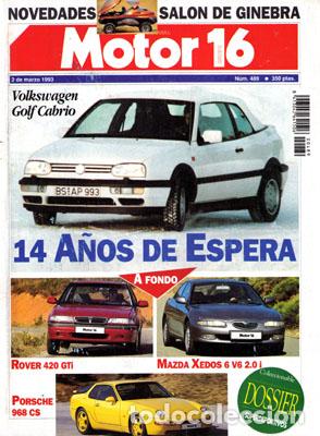 Coches: MOTOR 16 N&ordm; 489 (2-03-93)