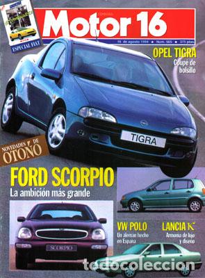 Coches: MOTOR 16 N&ordm; 565 (16-08-94)