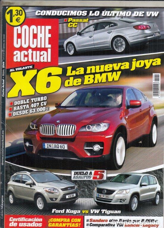 Coches: REVISTA COCHE ACTUAL N&ordm; 1044 A&Ntilde;O 2008. COMP: MITSUBISHI LANCER 2.0 DID Y SUBARU LEGACY 2.0 OXER D.