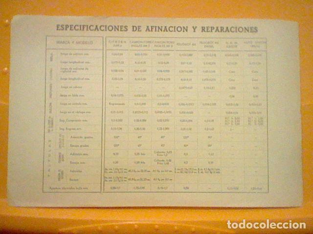 Coches: ESPECIFICACION TALLER FICHA 24 X 15 CMS APROX. VINTAGE 60&acute;S CITROEN AMI PEUGEOT 404 D.K.W. AUT UNION