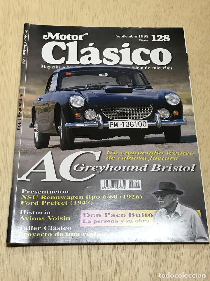Coches: REVISTA MOTOR CLASICO N&ordm; 128 - FORD PREFECT / NSU RENNWAGEN 6-60 / PACO BULTO