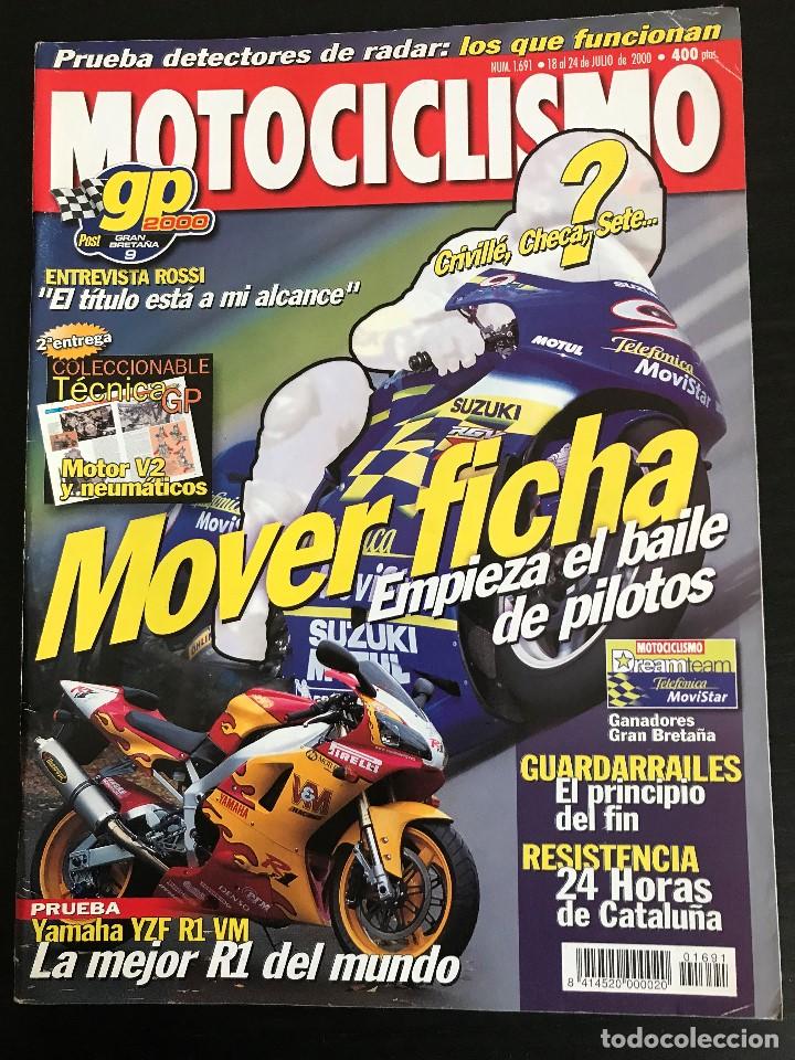 Coches: MOTOCICLISMO N&ordm; 1691 - ROSSI HONDA VFR 800 YAMAHA V&M RF1 SP GILERA DNA 50 24 HORAS CATALUNYA