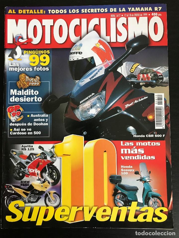 Coches: MOTOCICLISMO N&ordm; 1612 - DAKAR PINGUINOS HONDA CITY FLY 125 HAWK 650 CHIQANE SCORPA EASY K. POENSGEN