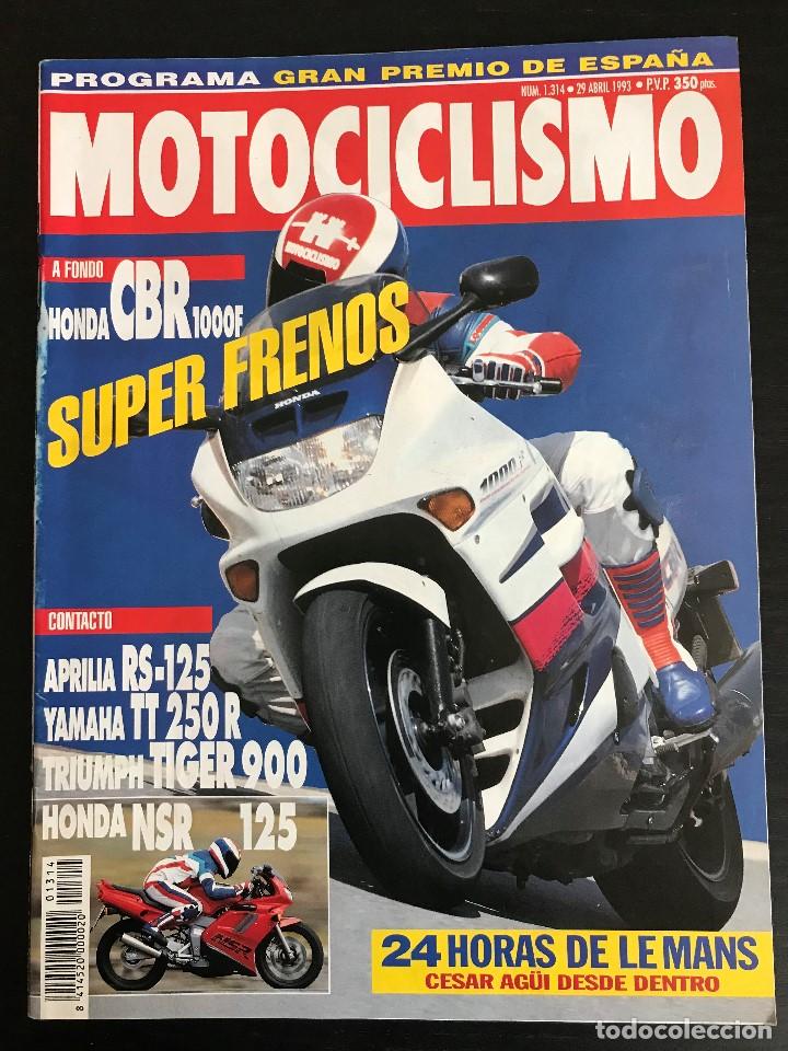 Coches: MOTOCICLISMO N&ordm; 1314 - HONDA CBR 1000 F TRIUMPH TIGER 900 APRILIA RS 125 NSR 125 YAMAHA TT 250 R