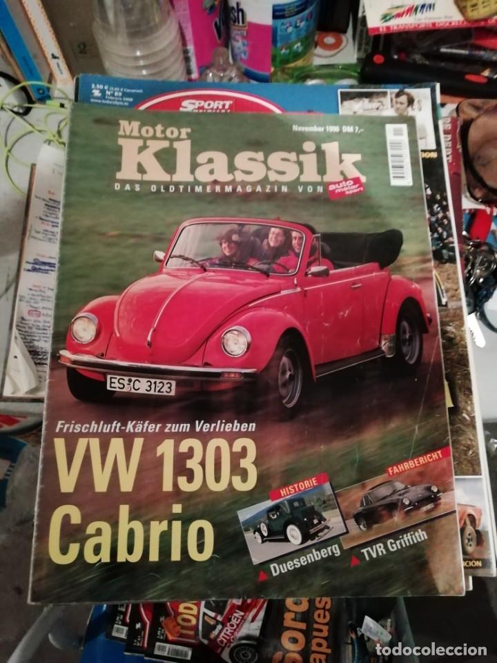 Coches: Antigua Revista Coches Motor Cl&aacute;sico Klassik Edici&oacute;n Alemana 1996 VW 1303 Cabrio Beetle