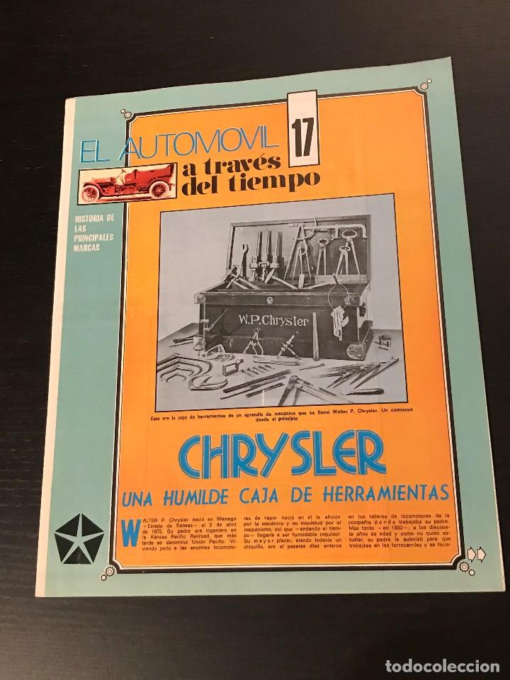 Coches: CHRYSLER NEWPORT GTX DUSTER GT DODGE CHARGE - EL AUTOMOVIL A TRAVES DEL TIEMPO - FASCICULO N&ordm; 17