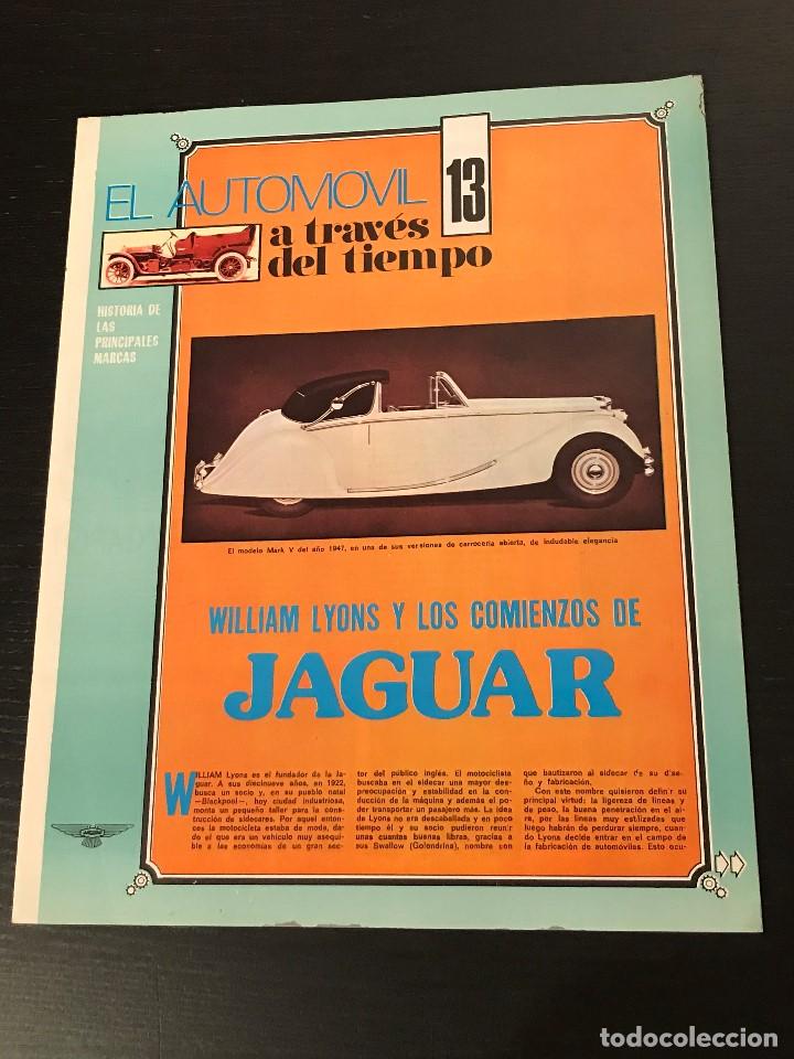 Coches: JAGUAR 240 MK IX 420 XK S 150 E TYPE D - EL AUTOMOVIL A TRAVES DEL TIEMPO - FASCICULO N&ordm; 13