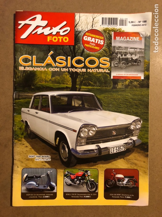 Coches: AUTO FOTO N&deg; 198 (2010). CL&Aacute;SICOS, HIST&Oacute;RICOS, DEPORTIVOS, MOTOS CL&Aacute;SICAS,...