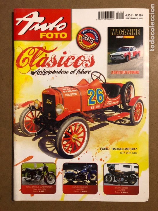 Coches: AUTO FOTO N&deg; 169 (2010). CL&Aacute;SICOS, HIST&Oacute;RICOS, DEPORTIVOS, MOTOS CL&Aacute;SICAS,...