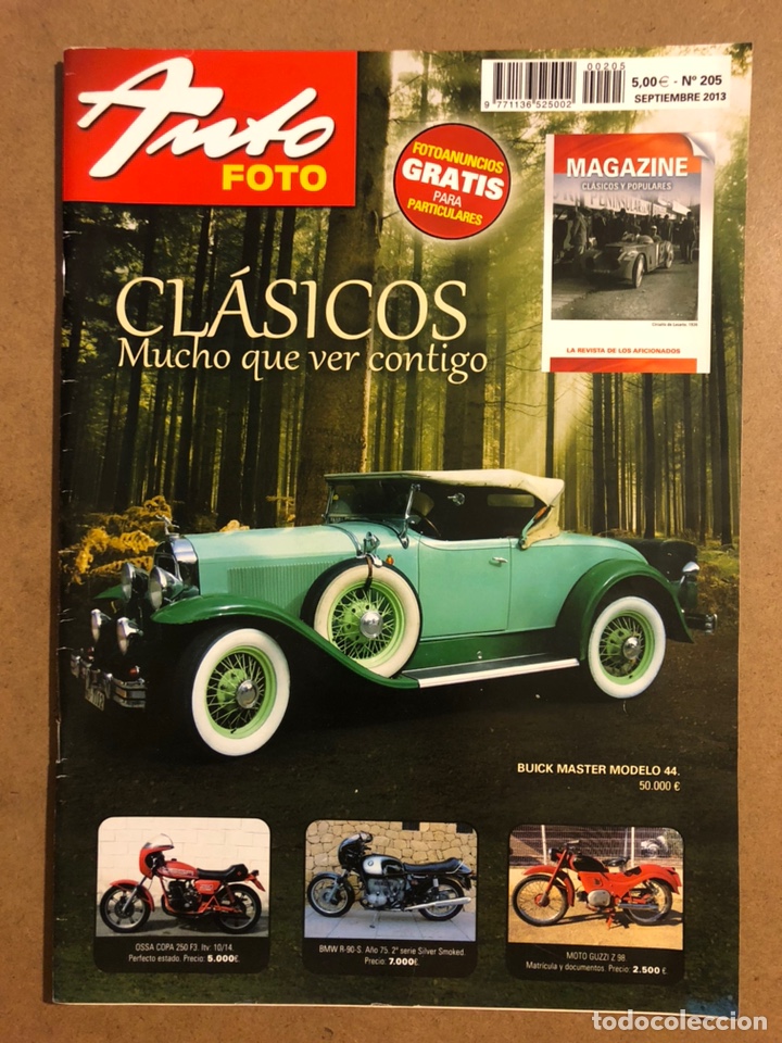 Autos: AUTO FOTO N&deg; 205 (2013). CL&Aacute;SICOS, HIST&Oacute;RICOS, DEPORTIVOS, MOTOS CL&Aacute;SICAS,...