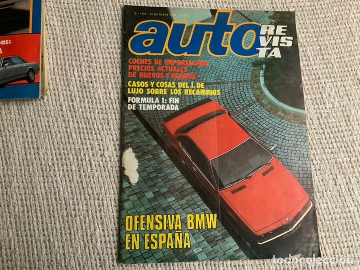 Auto: AUTO REVISTA N&ordm; 1158 - 20 OCTUBRE 1979 - PRECIOS COCHES IMPORTACION, FIN TEMPORADA F-1, IMPUESTOS