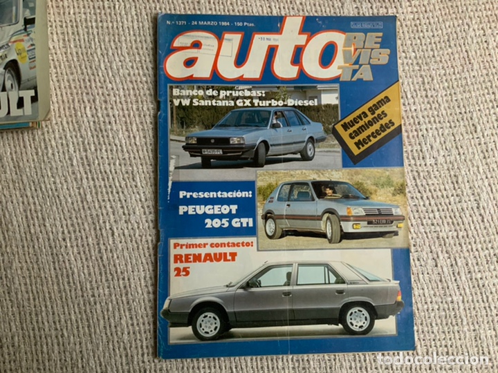Carros: AUTO REVISTA N&ordm; 1371 MARZO 1984 BANCO PRUEBAS: VW SANTANA GX TURBO-DIESEL